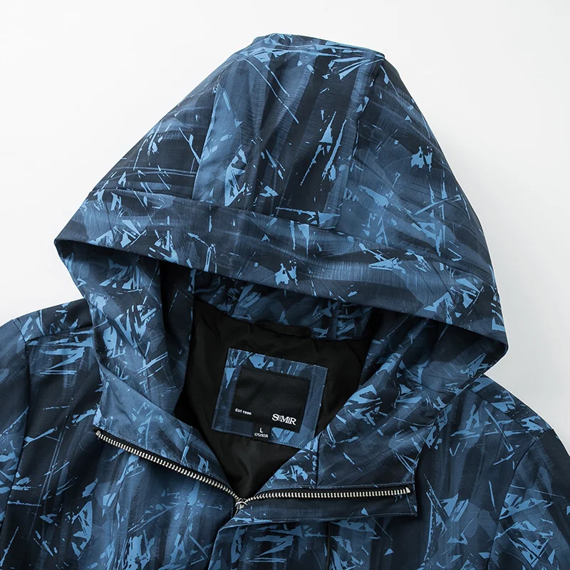 Куртка SEMIR мужская с капюшоном Повседневная модная верхняя одежда в стиле хип хоп