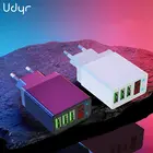 Udyr светодиодный дисплей EUUS зарядное устройство с 3 портами USB 3A мобильный телефон зарядное устройство USB для быстрой зарядки для настенного зарядного устройства для iPhone 11, Samsung, Xiaomi, Huawei