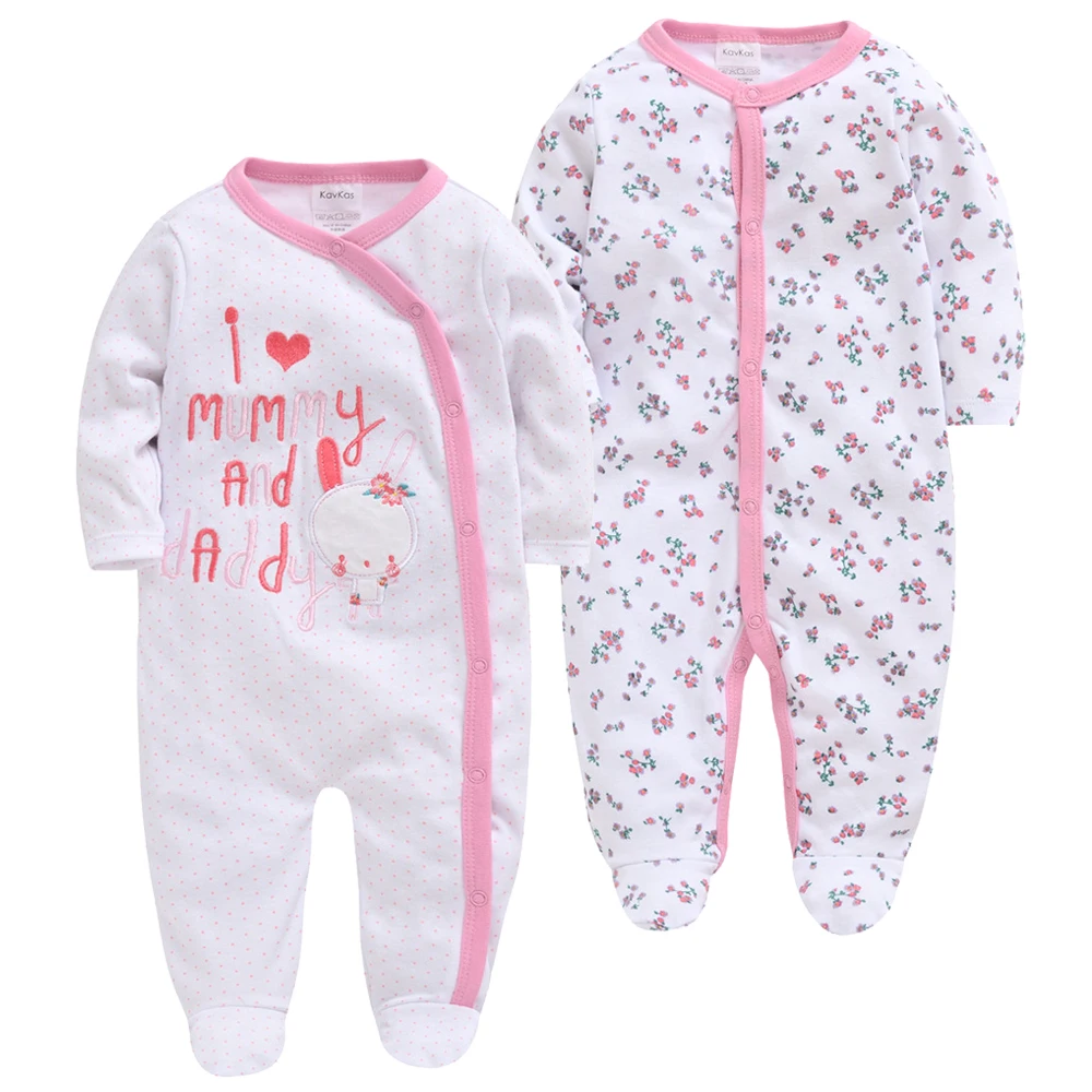 2 шт./лот Детские Комбинезоны Carters одежда для маленьких девочек полный рукав 100%