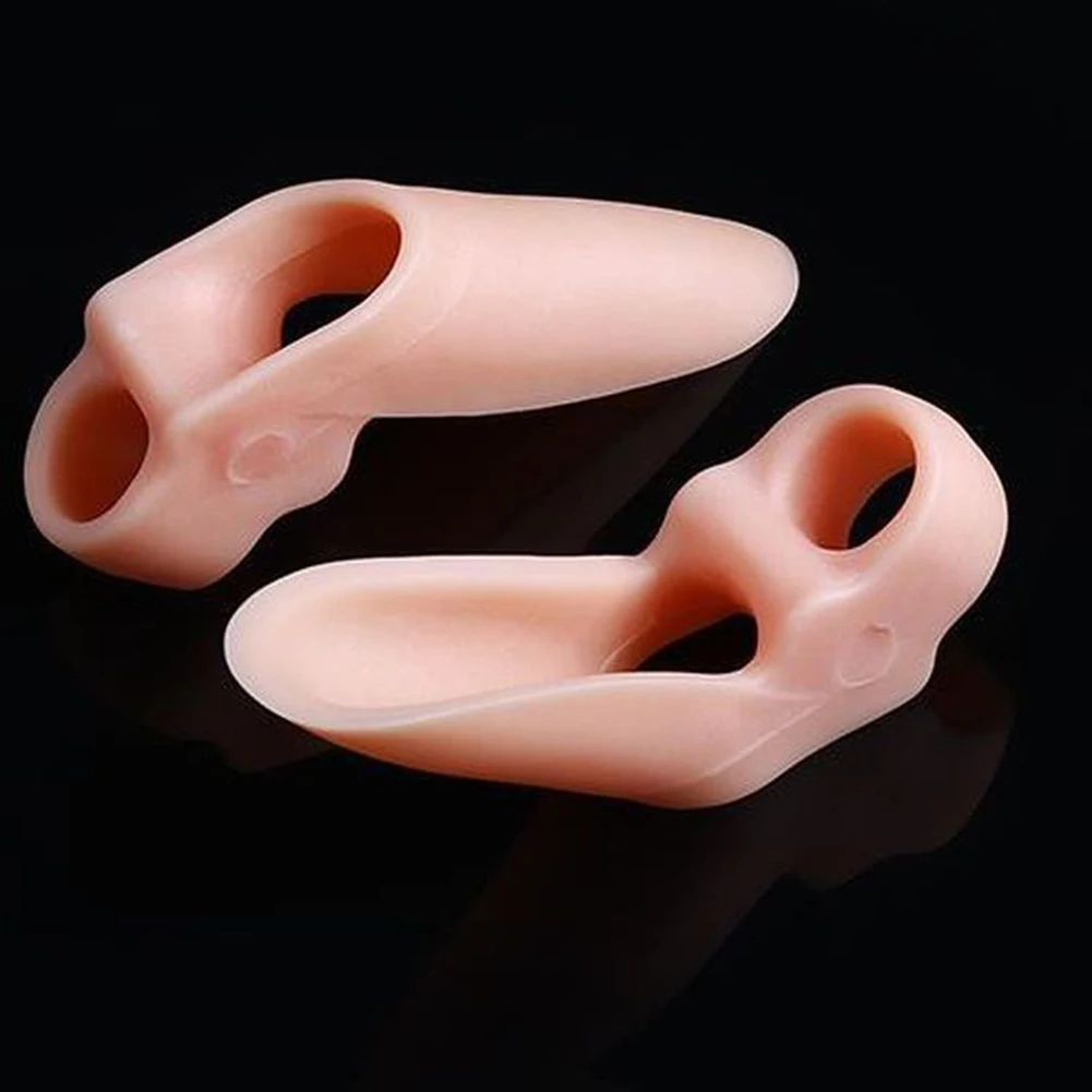 Гель Силиконовый корректор Bunion разделитель большого пальца Hallux Valgus ступни