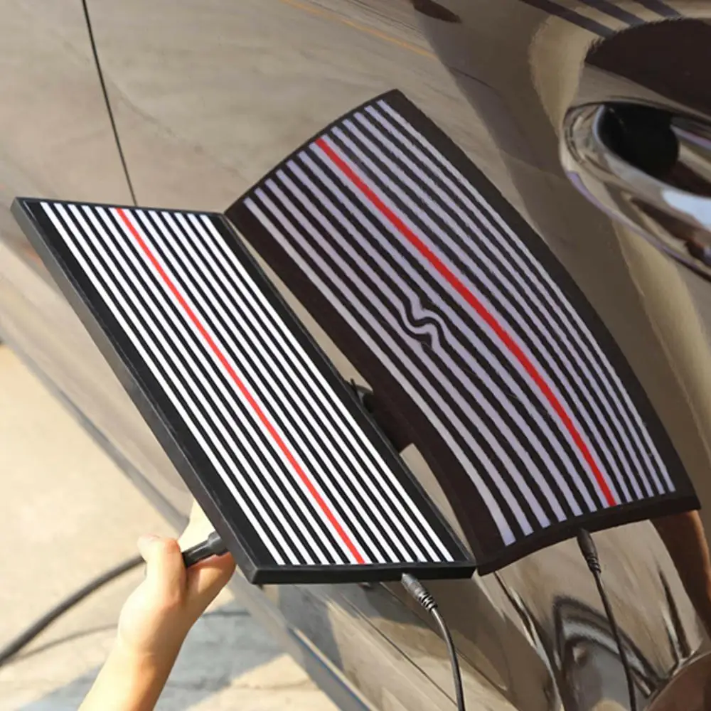 

LED Reflector Line Board Light Paintless Dent Lamp Repair Tools Detector for Car Body