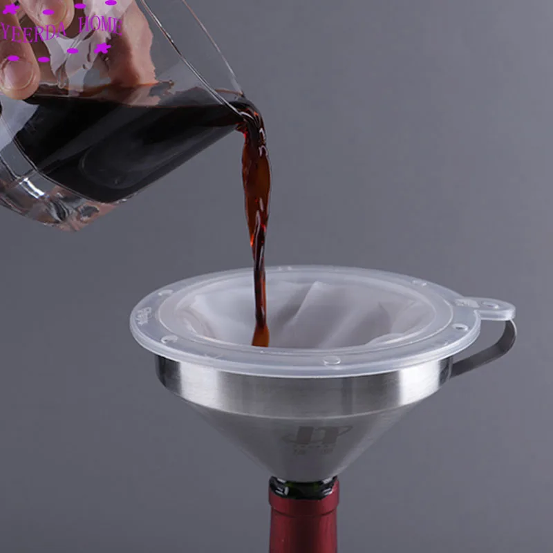Воронка из нержавеющей стали и фруктовое молоко традиционное китайское масло
