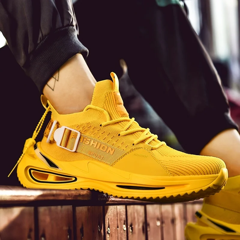 

Men's Sport Shoes Nice Pop Cushion Running Casual Fashion Shoes For Mens Designed Breathable Platform Soft Bottom Mens Sneakers