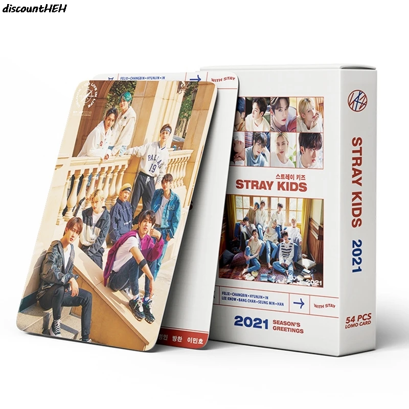 54 шт./кор. Kpop защищает Детские 2021 новый альбом ЛОМО карта Фотокарта самодельные