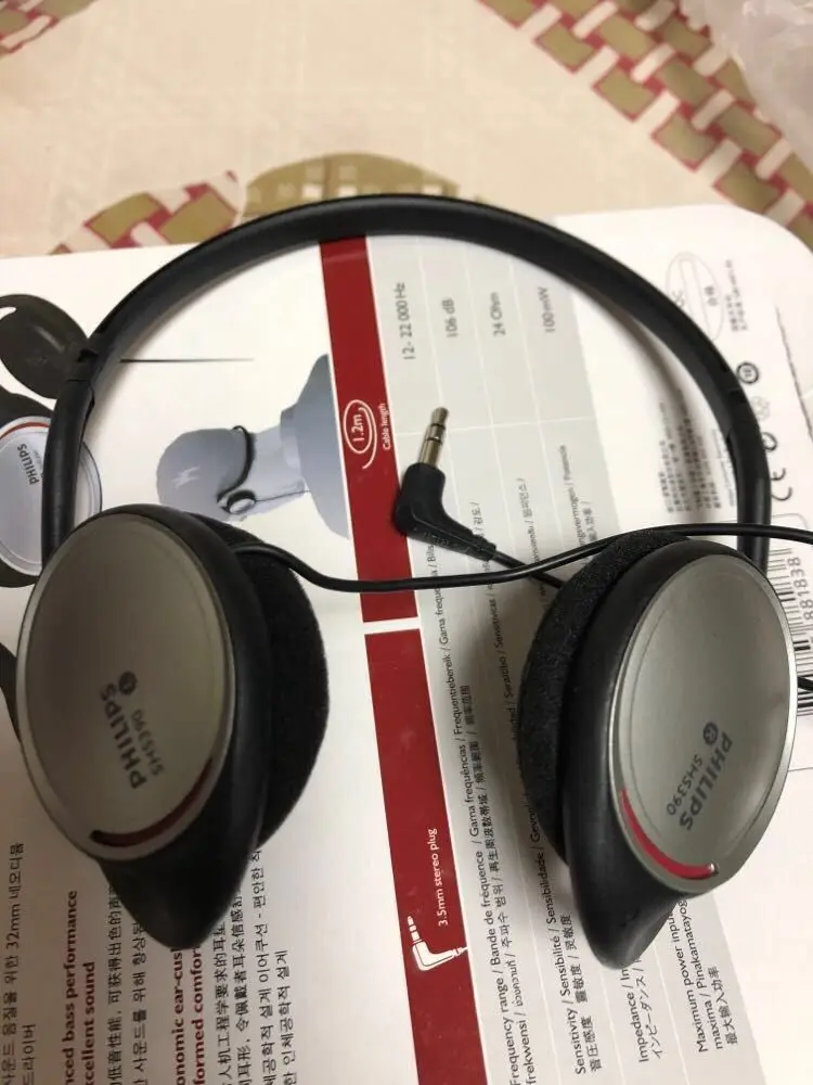 Гарнитура Philips instellation SHS390 задняя подвеска спортивные/MP3 Музыкальные наушники без
