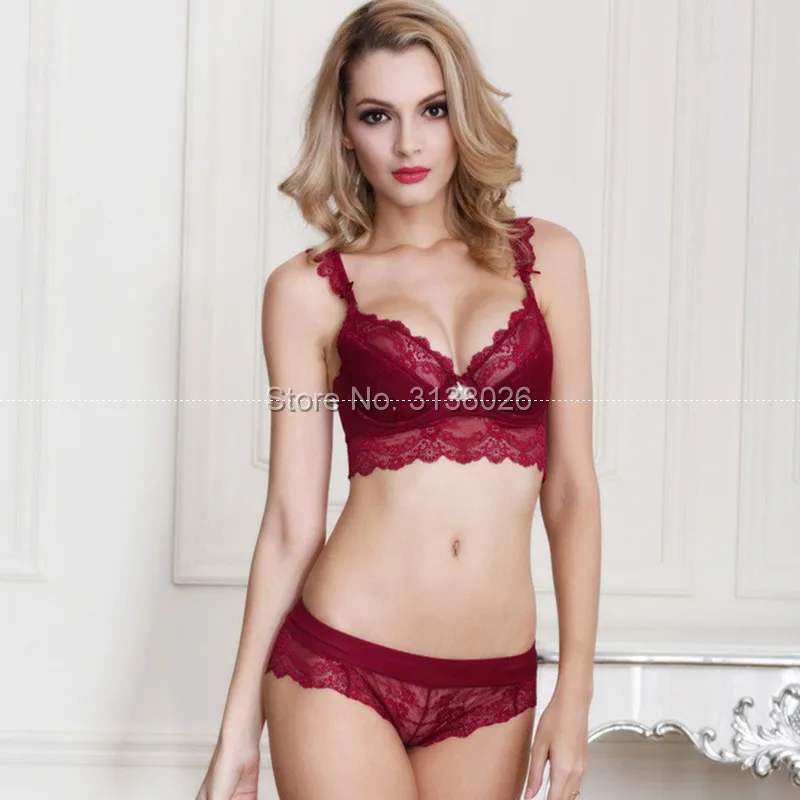 Комплект кружевного бюстгальтера комфортный и дышащий бюстгальтер женское