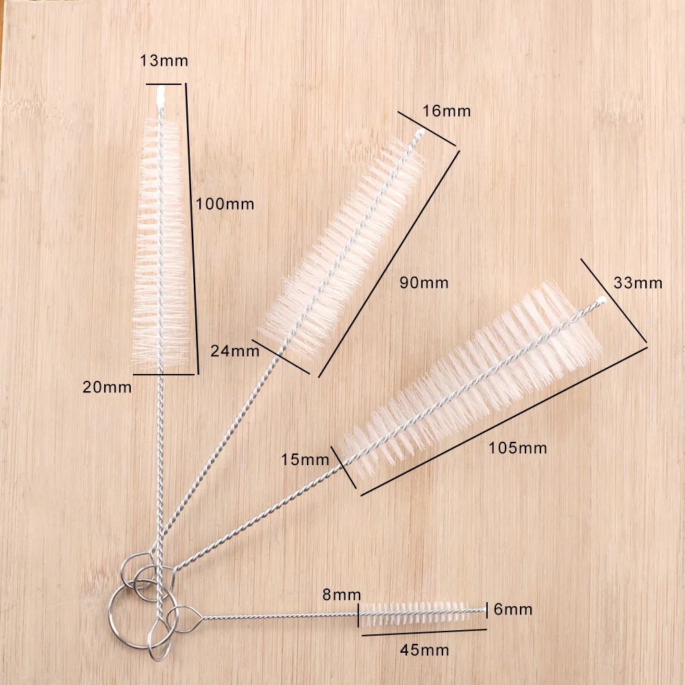 Щетка с длинной ручкой для чайника 4 шт./компл.