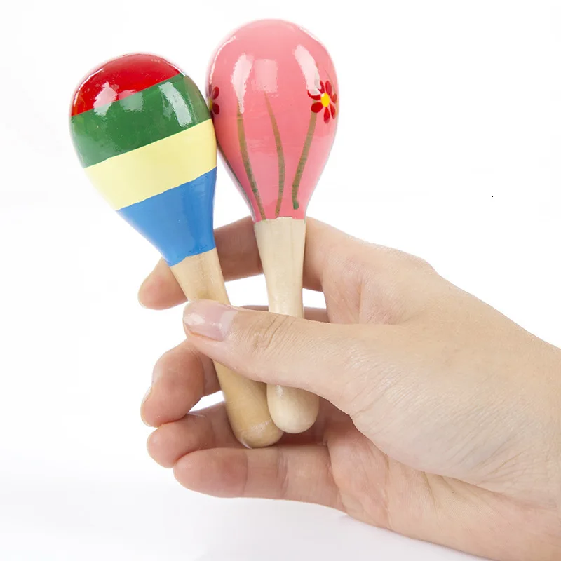 Детский песочный молоток деревянные погремушки игрушки милый цветной