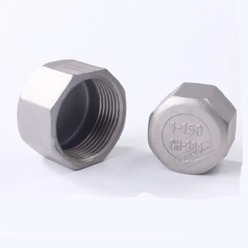 Концевая заглушка 1/8 дюйма 1/4 3/8 1/2 3/4 1-1/4 1-1/2 BSP с внутренней резьбой 304 фитинги из