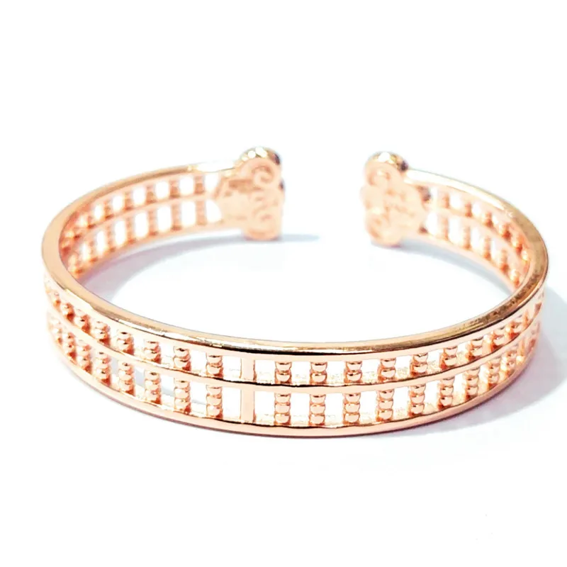 vintage 925 sterling silver lucky blessing abacus bracelets simple retro opening bracelet ladies jewelry | Украшения и аксессуары
