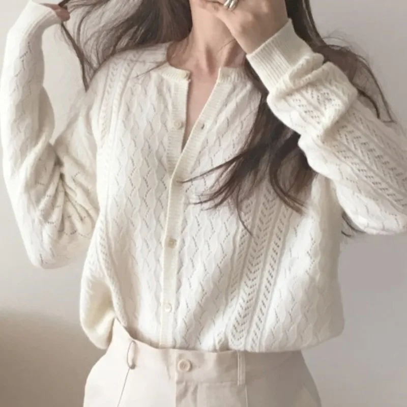 

Sweater y2k korean style vintage women crochet knitted fashion mujer argyle kawaii cute ugly oversize 2020 2021 aesthetic sueter
