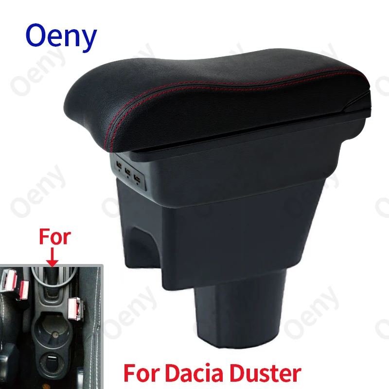 

Подлокотник для Renault Duster, для Nissan Terrano 3, для Dacia Duster, автомобильный подлокотник, центральный ящик для хранения, автомобильные аксессуары, инте...