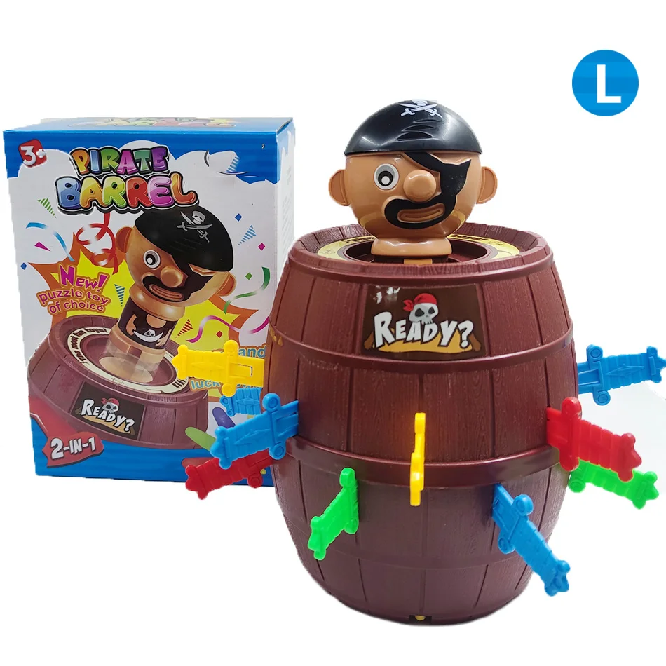 2 4 Pop Up игра &quotПиратский бочонок&quot забавная Новинка на столе Lucky удар гаджет куб
