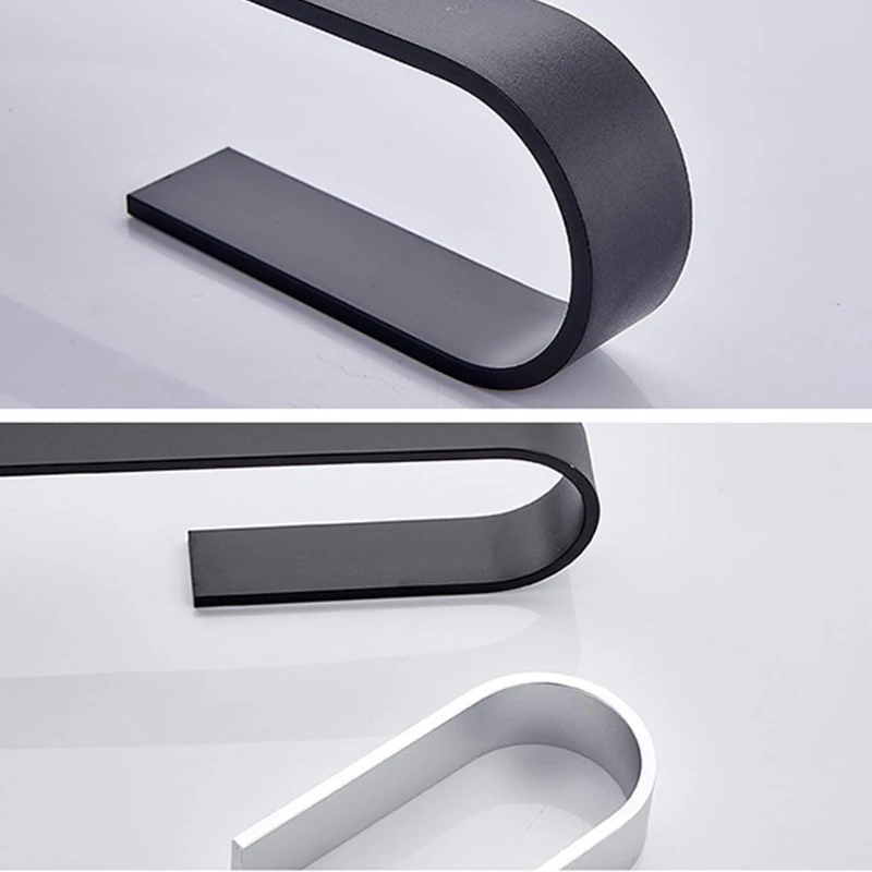 

Towel Rack Wall Mounted Slippers Wall Hanging Bar Lavatory Storage Rack Sandblasted Surface Various Lengths Available