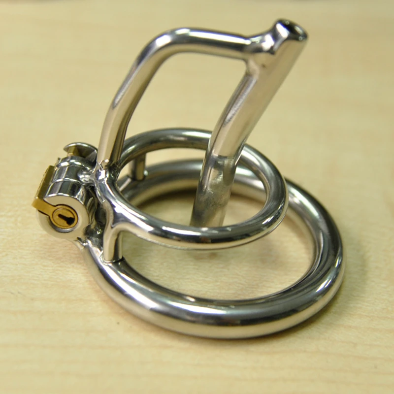 Эротические Нержавеющая сталь Мужской Целомудрие устройство с уретральный