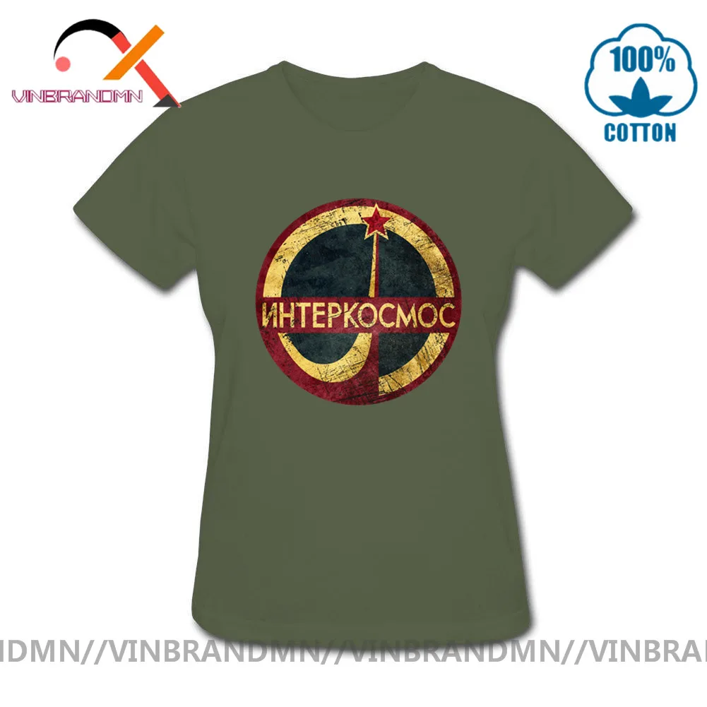 Футболка с логотипом СССР эмблема Гагарина | Женская одежда