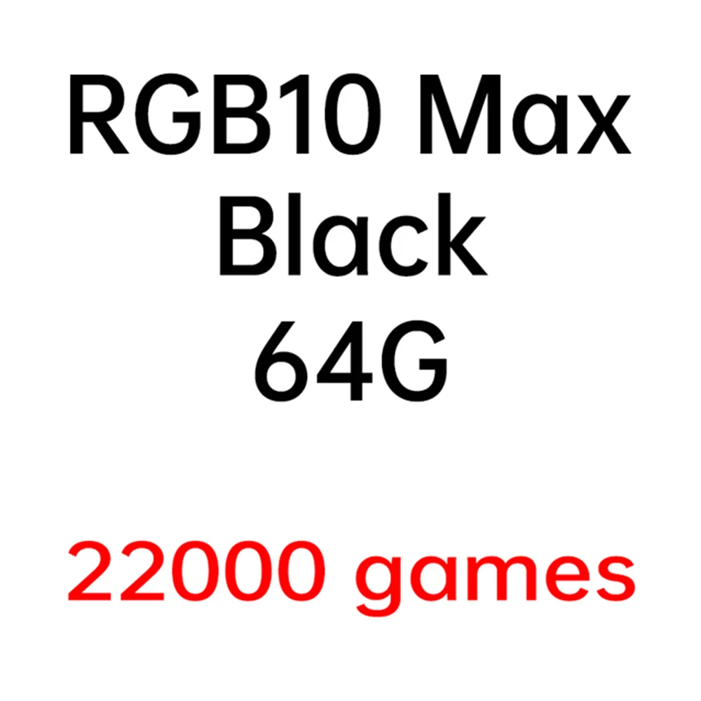 

RGB10 MAX Game Console 5.0inch IPS Screen Video Game Player RK3326 Open Source System Retro Game Handheld PS1 Game Player rgb10