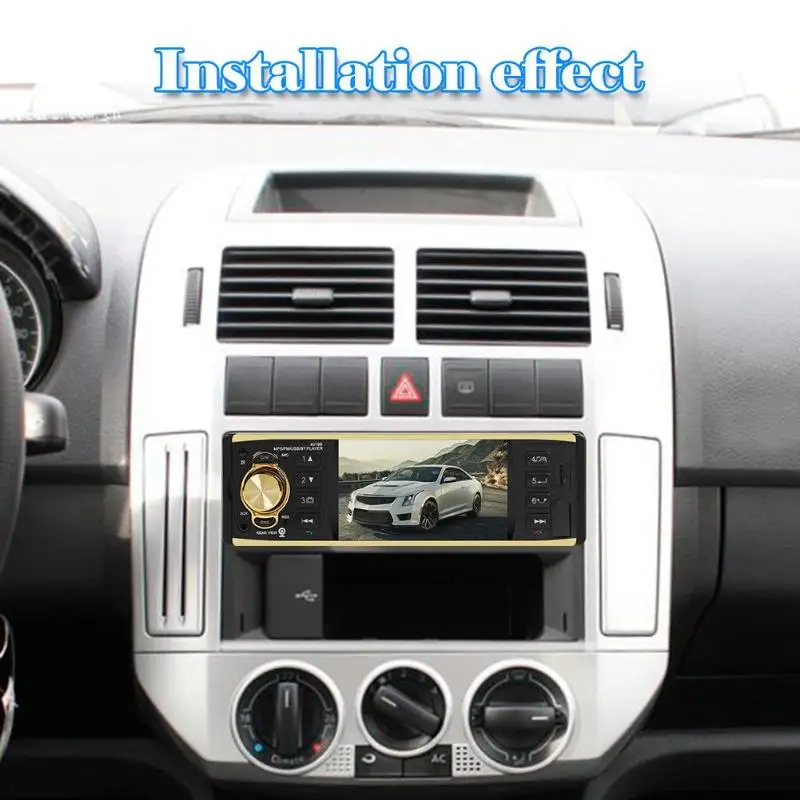 1 Din Bluetooth автомобильное радио авторадио радио Coche автомобильный стерео MP5 плеер 4,1 дюймов авто радио AUX USB FM радио головное устройство