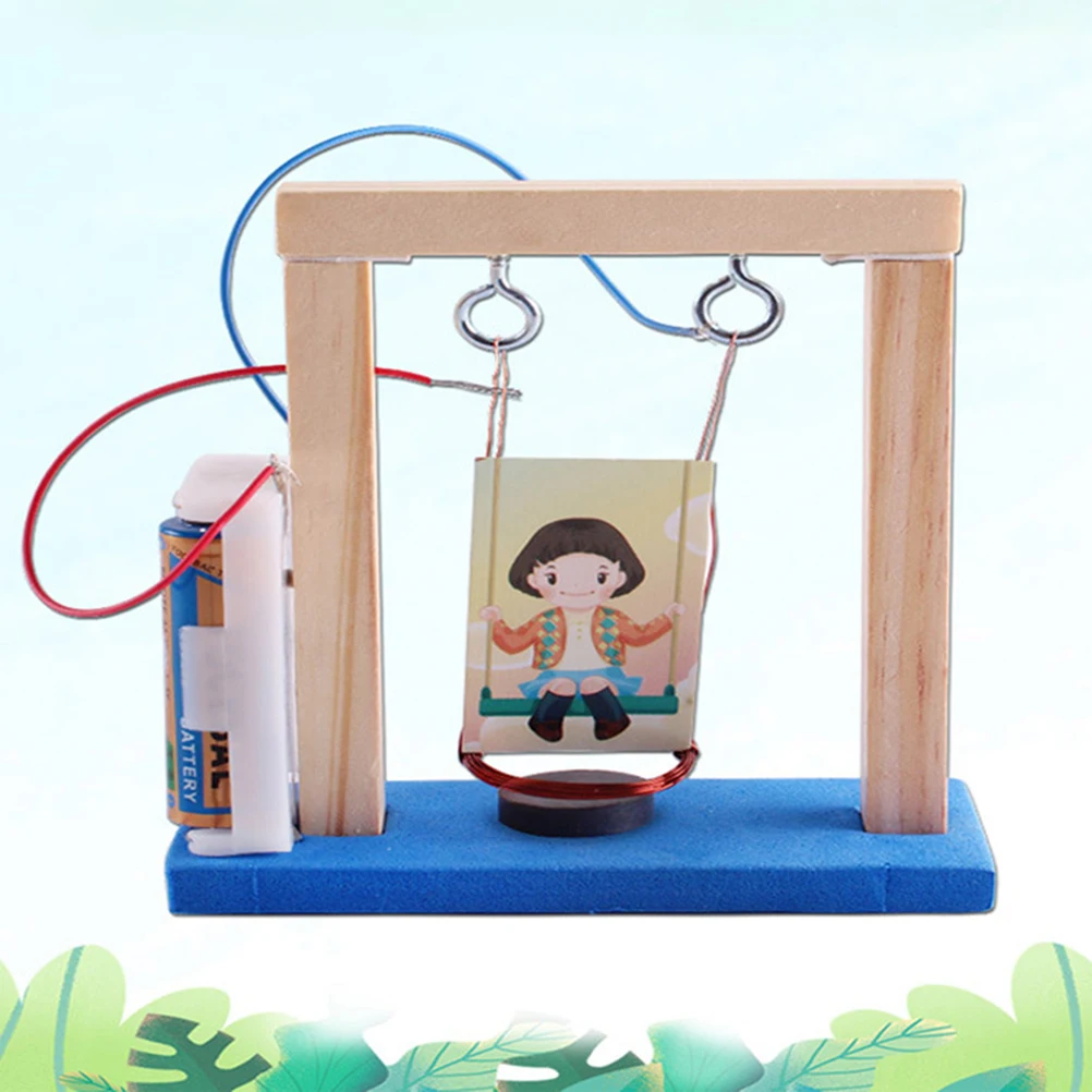 Самодельные сборные экспериментальные игрушки деревянные электромагнитные