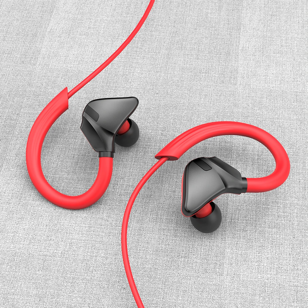 Беспроводные наушники Simvict с ушным крючком и Bluetooth спортивные шумоподавлением