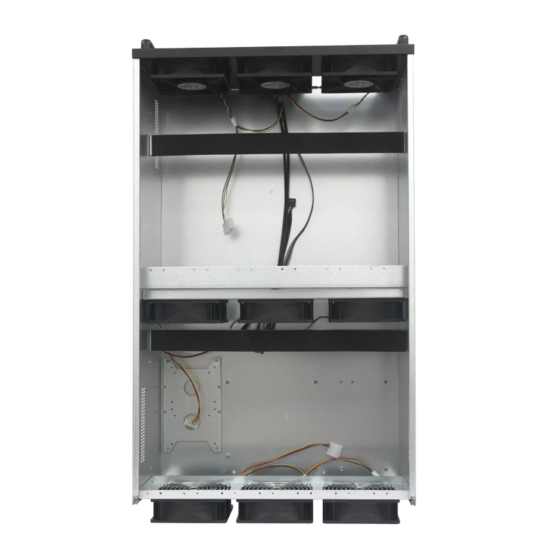Чехол для ПК чехол майнинга Sever Rack USB Майнер ETH Bitcoin опция 6U рамка с поддержкой P104 P106