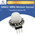 Модуль Мини-датчика движения SR602, пироэлектрический инфракрасный комплект для датчика PIR, кронштейн переключателя y для arduino сделай сам с линзой