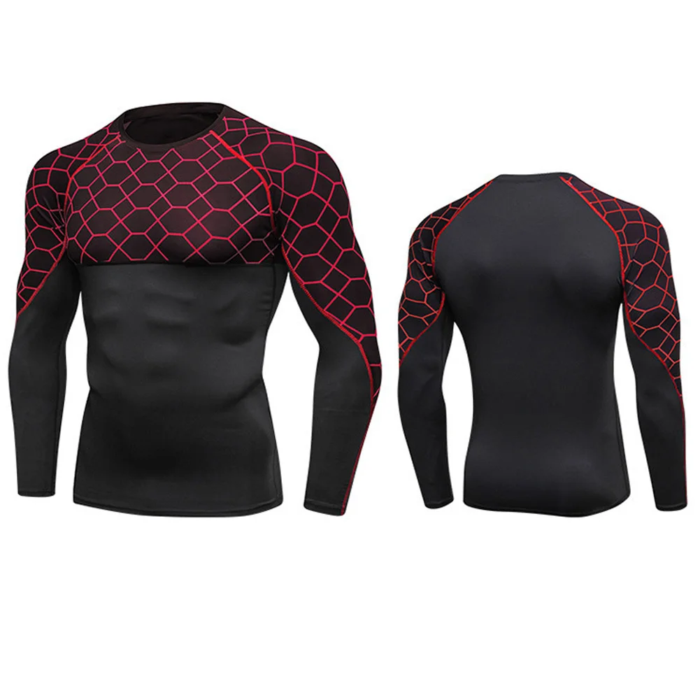 Men Compression Base Layer Athletic Tights Workout Gym Training Shirts Running Pants FI-19ING | Спорт и развлечения