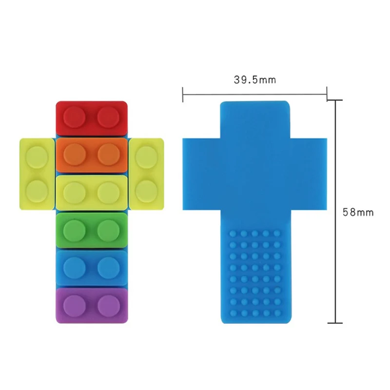 

New Baby Teether Toys BPA Free Safe Teething Sensory Chew Pendant Necklace Molar Stick Nursing Gift For Infant Teething Stick