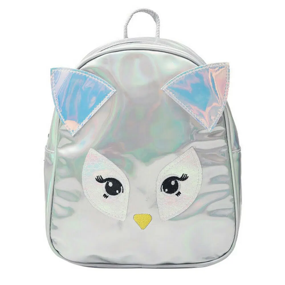 Женский мини-рюкзак из ПУ кожи милый мультяшный модный уличный ранец на плечо с