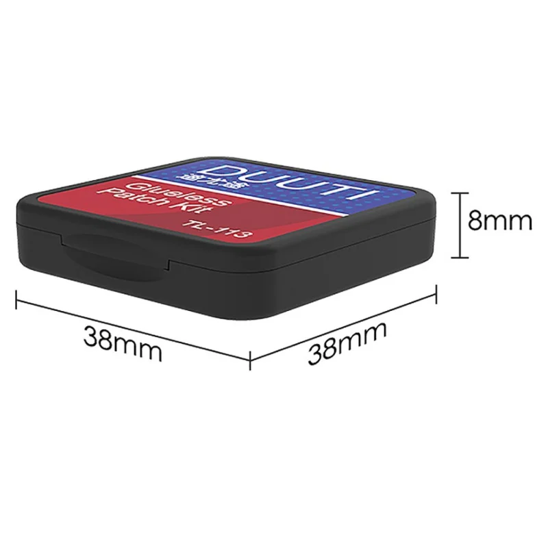 

6pcs Outdoor Glueless Chip Patches Bicycle Inner Tire Repair Tools Kit