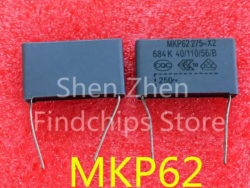 100% New&ampOriginal In Stock MKP62 684K 275V P=27.5MM 684 0.68UF |