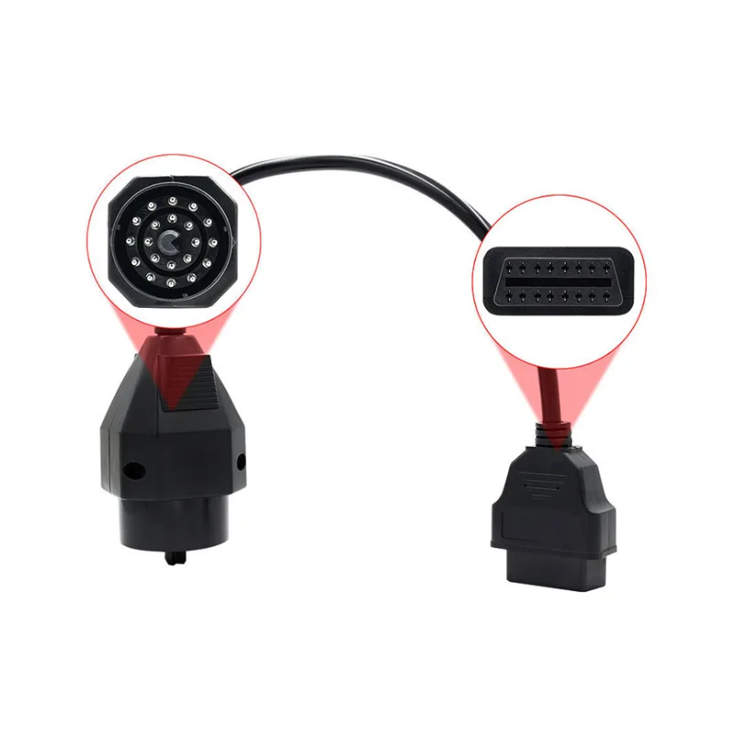 Лидер продаж OBD II адаптер для BMW 20 контактный разъем OBD2 16 pin гнездовой e36 e39 X5 Z3 20pin |