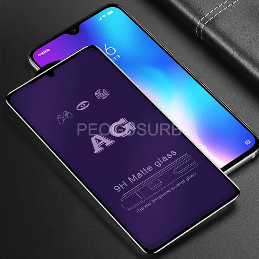 Защита от синего света полное клеевое покрытие матовое закаленное стекло для Xiaomi