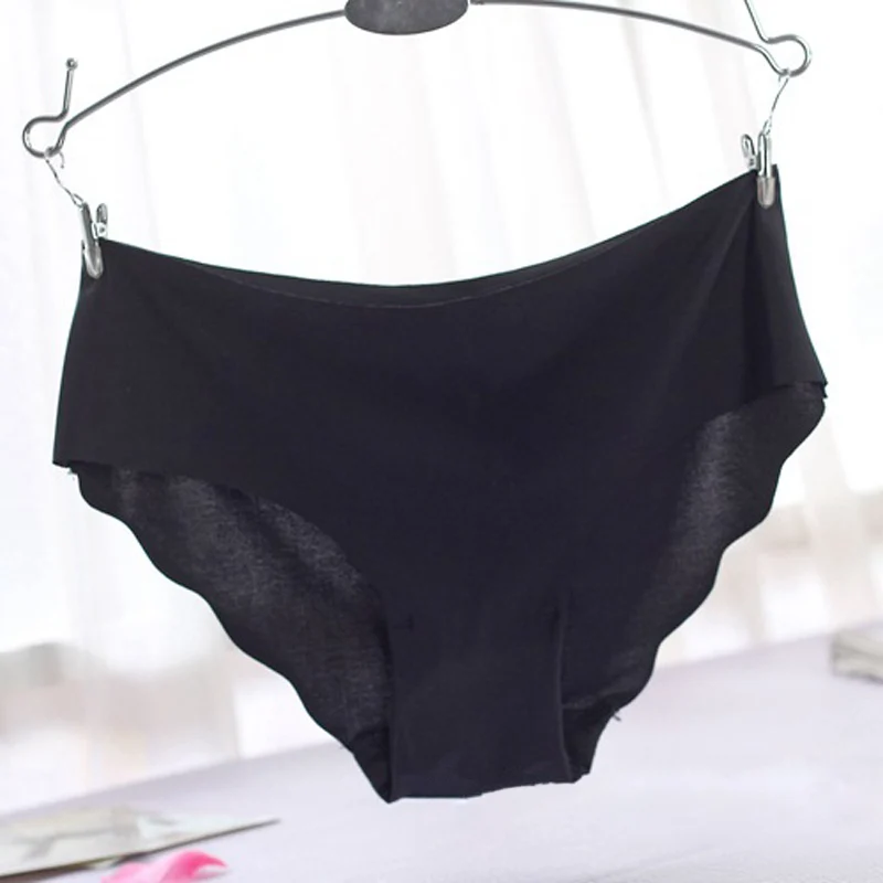 

Women's Panties Silk Soft Intimates Underwear For Women Seamless Mid-waist Panties Women Sexy Lingerie Briefs Underpants