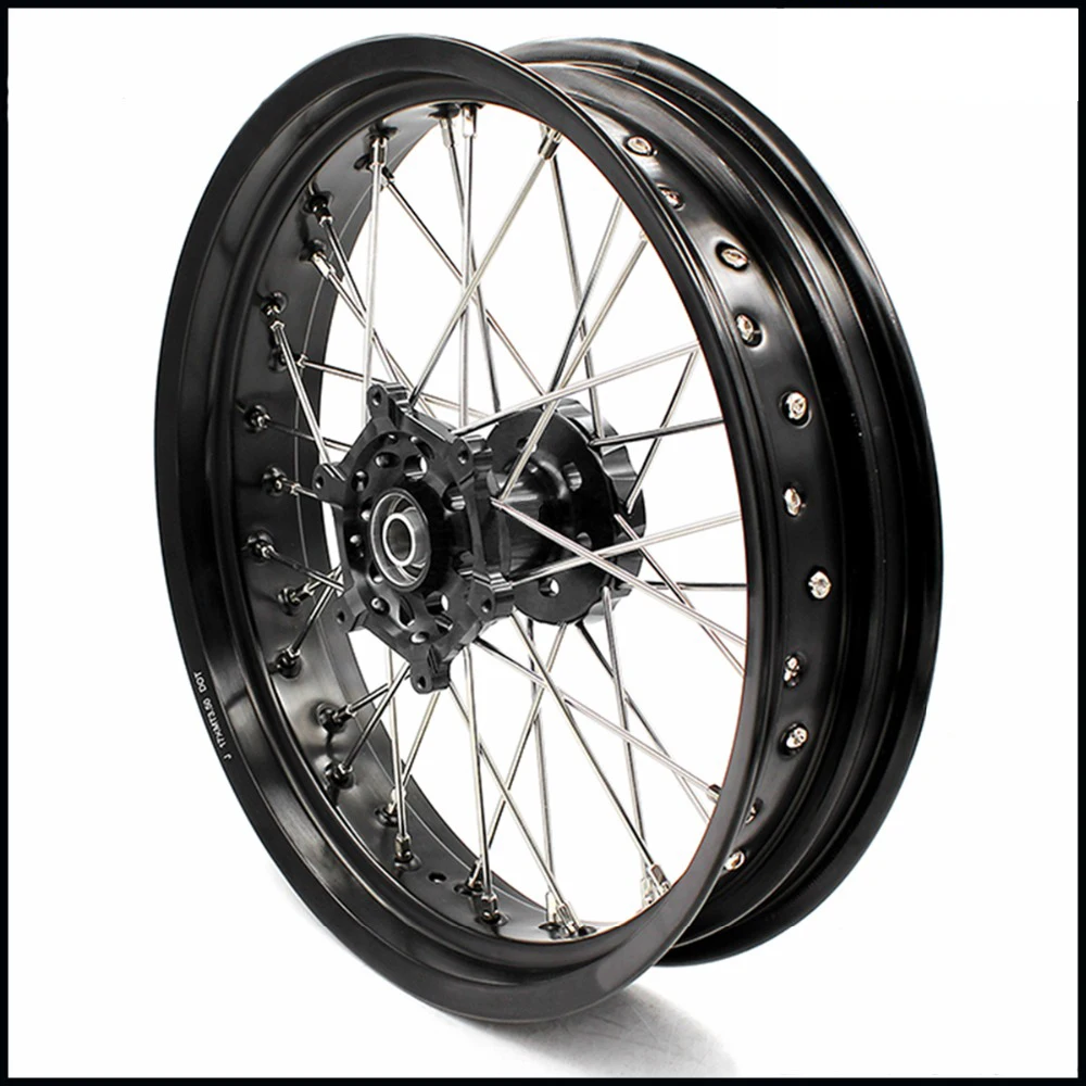 3 5*17 &quot/5 0*17&quot супермото спицевые колеса обода набор для SUZUKI DRZ400 2000 2004 DRZ400E 00 07 DRZ400S