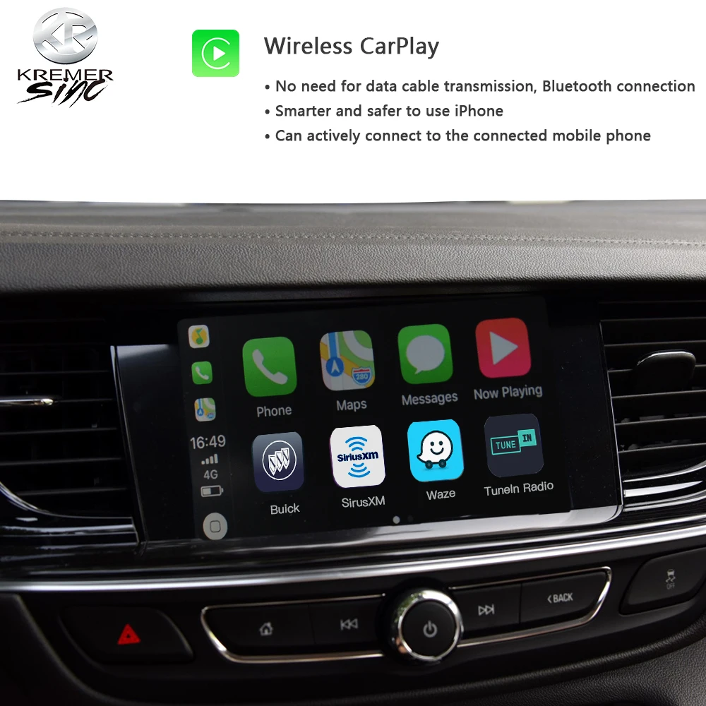 Беспроводной Модернизированный бокс CarPlay на базе Android для Buick беспроводной Regal