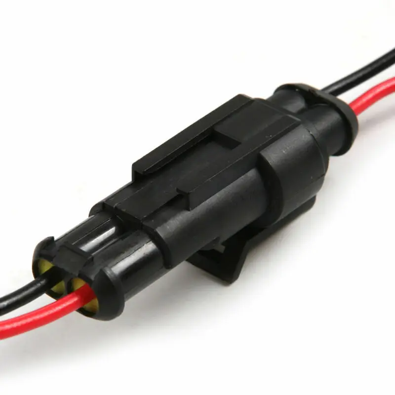 

10pcs 2-Pin Way Connectors Waterproof Electrical Plug Socket Wire Accessories
