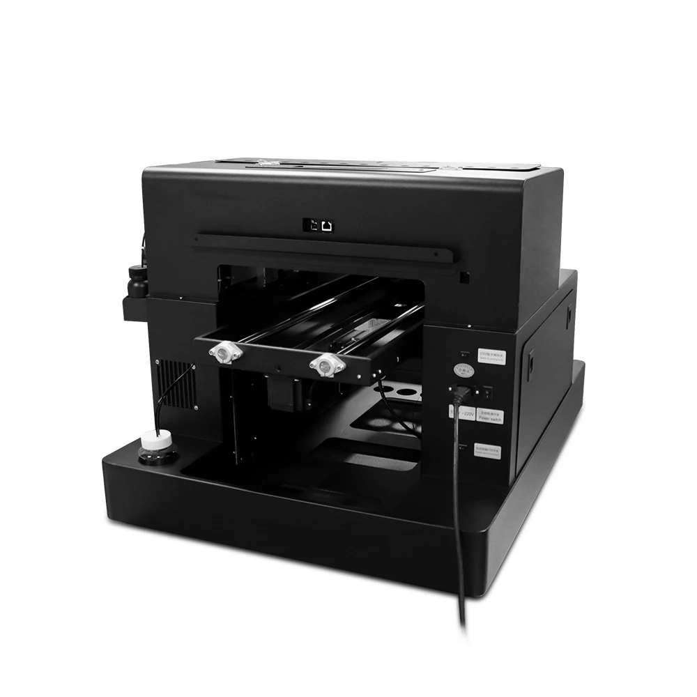 High Speed A3 UV Printer Automatic Flatbed Printer With Epson DX5 Print Head For Phone Case, Bottle,Metal, Pen,Wooden,Leather