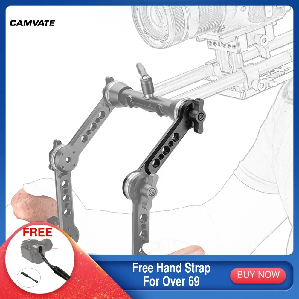 Раздвижной кронштейн CAMVATE ARRI Rosette с двухсторонней резьбой M6 (не растягивается) для