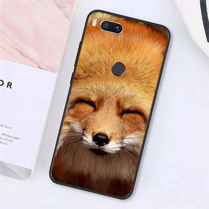 

Fox cute animal Phone Case For Xiaomi Redmi note 7 8 9 t max3 s 10 pro lite cover funda coque shell