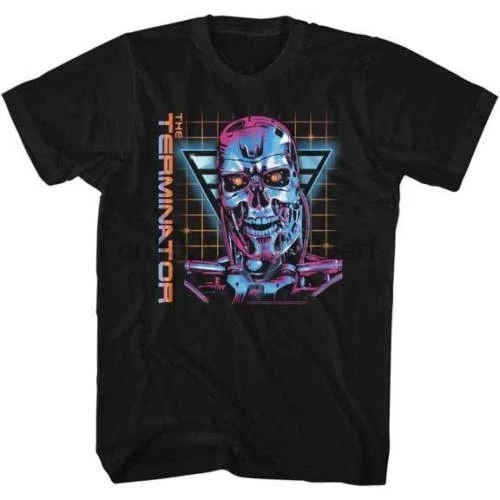 Футболка The Terminator 80 с изображением бюста и фото для взрослых | Мужская одежда