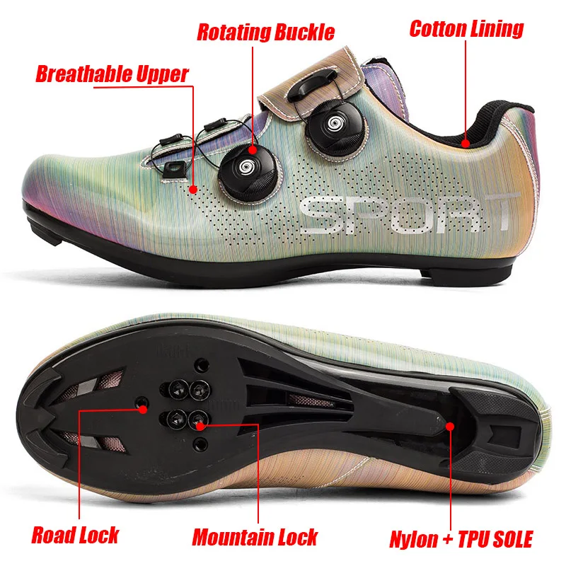 

2021 Cycling MTB Sneakers sapatilha ciclismo Men Sports Spd Bicycle Shoes Women High Quality Mountain Bike Shoes Racing Sneakers