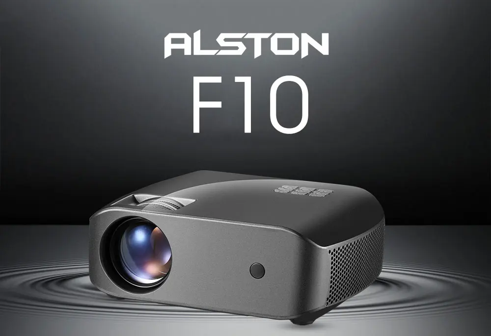 ALSTON F10 Мини проектор 2800 люмен HD видео проектор светодиодный проектор для домашнего кинотеатра Поддержка 1080p HDMI USB с подарком