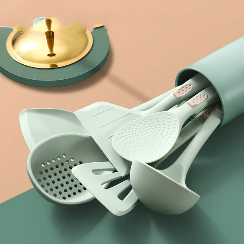 

Silicone Cookware Cooking Tool Sets Heat Resistant Accessories Non Stick Cuisine Cooking Tool Sets Cozinha Home Kitchen DB60P