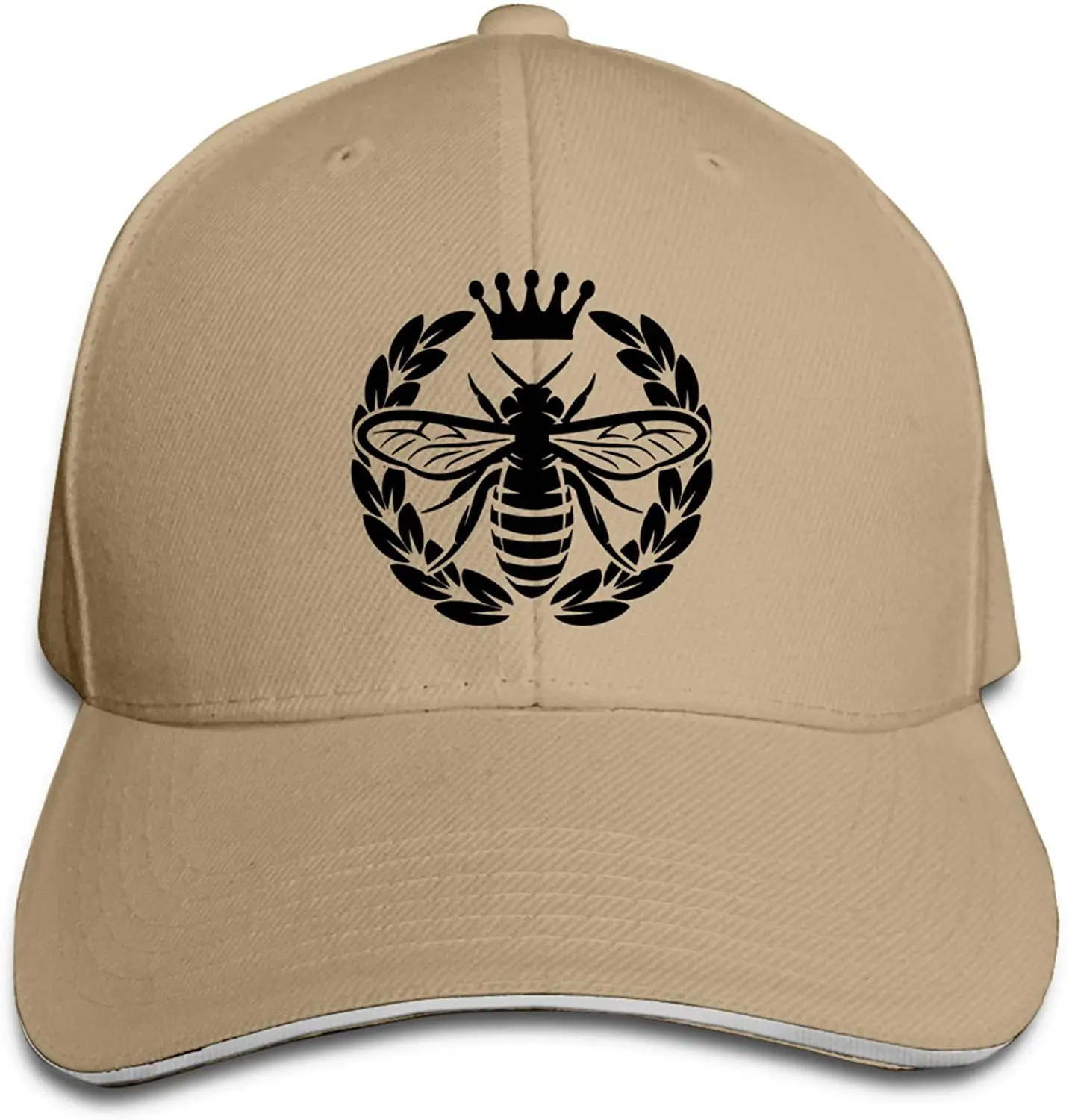 

Шапка-сэндвич Queen Bee с принтом, бейсболка, головной убор, унисекс, уличная Черная кепка