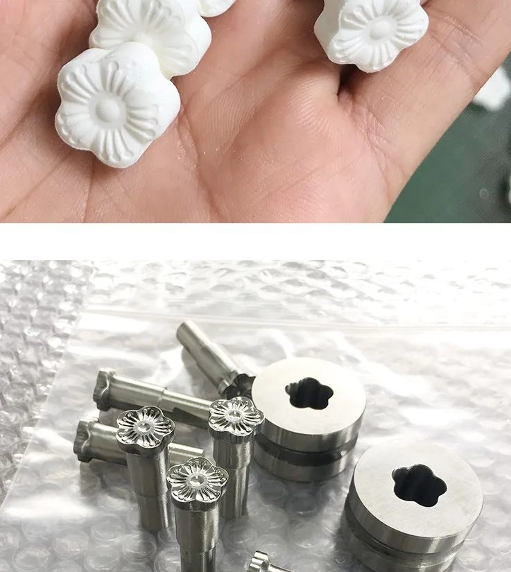

Mini manual hand sugar milk tablet pressing making machine