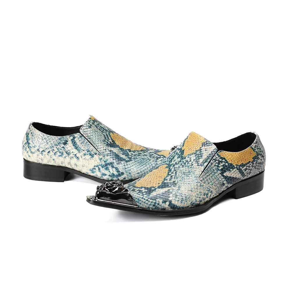 Модные классические туфли с острым носком слипоны мужские зеленые лоферы