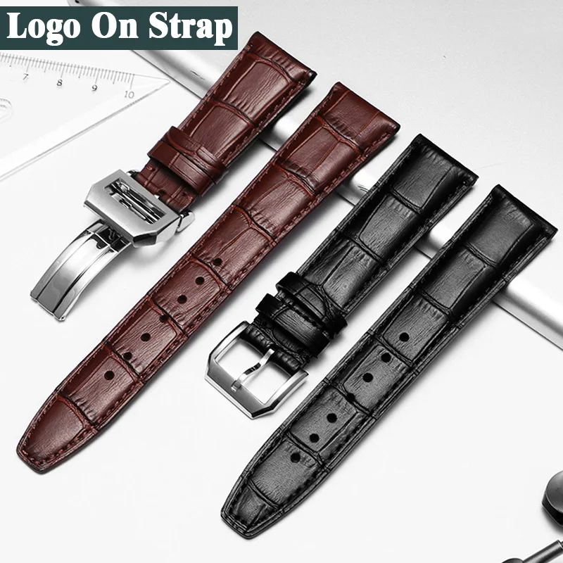 Ремешок для наручных часов IWC PORTOFINO PORTUGIESER Мужская обувь из натуральной кожи/20 мм/22