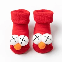 christmas socks kids soft cotton ankle sock elk santa claus anti slip socks girl infant casual winter baby socks toddlers