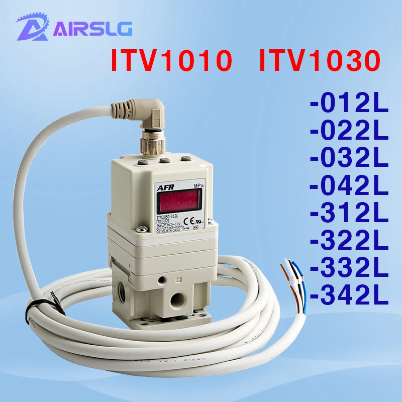 

ITV ITV1010 ITV1030 -012L -022L -032L -042L -312L-322L-332L-342L Electric valve Proportional pneumatic solenoid valve resistance